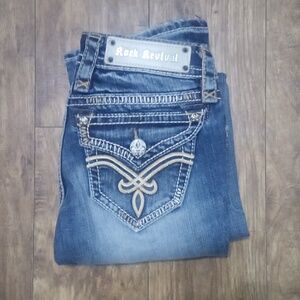 Rock Revival Women's Jeans Elaina 26 Bootcut New Without Tags Inseam 33